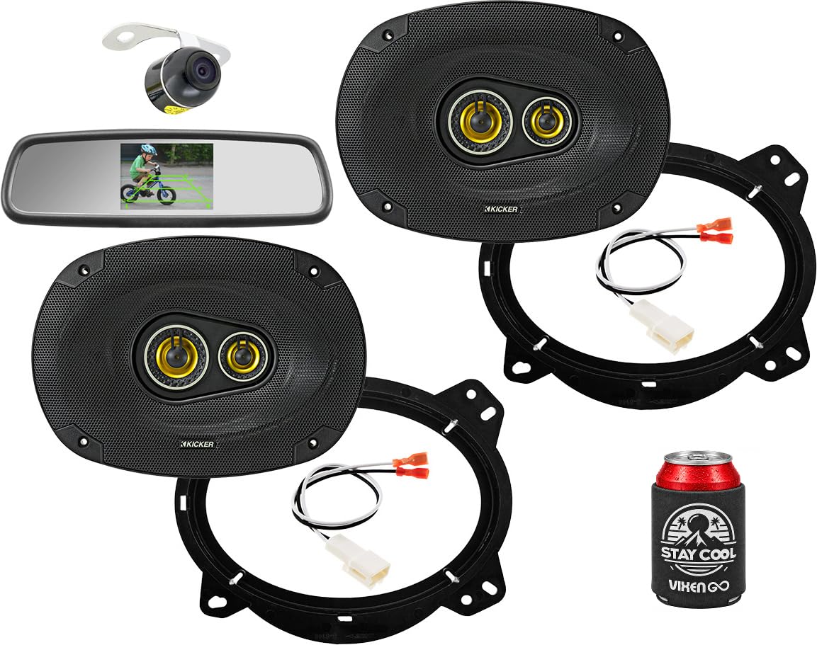 Amazon.com: KICKER Front Door 6x9 Speakers 7 Camera Kit for Toyota