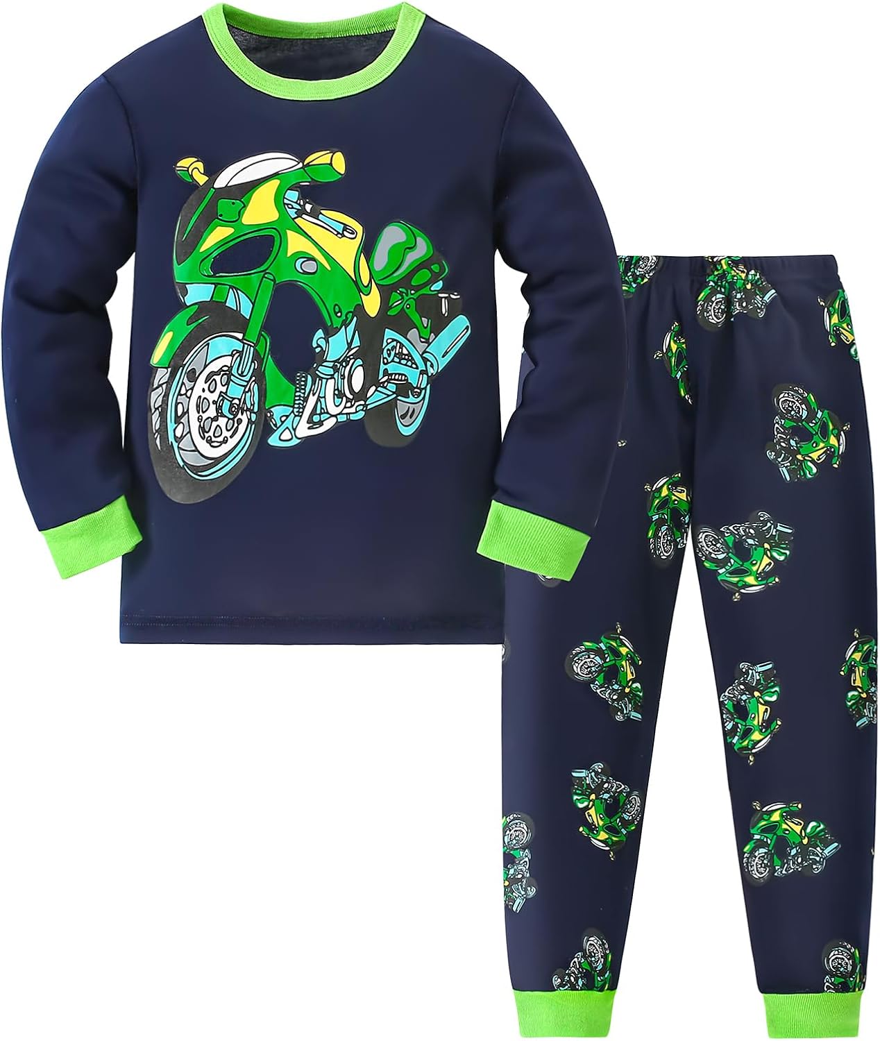 NAME IT MINI kerstpyjama met all over print rood