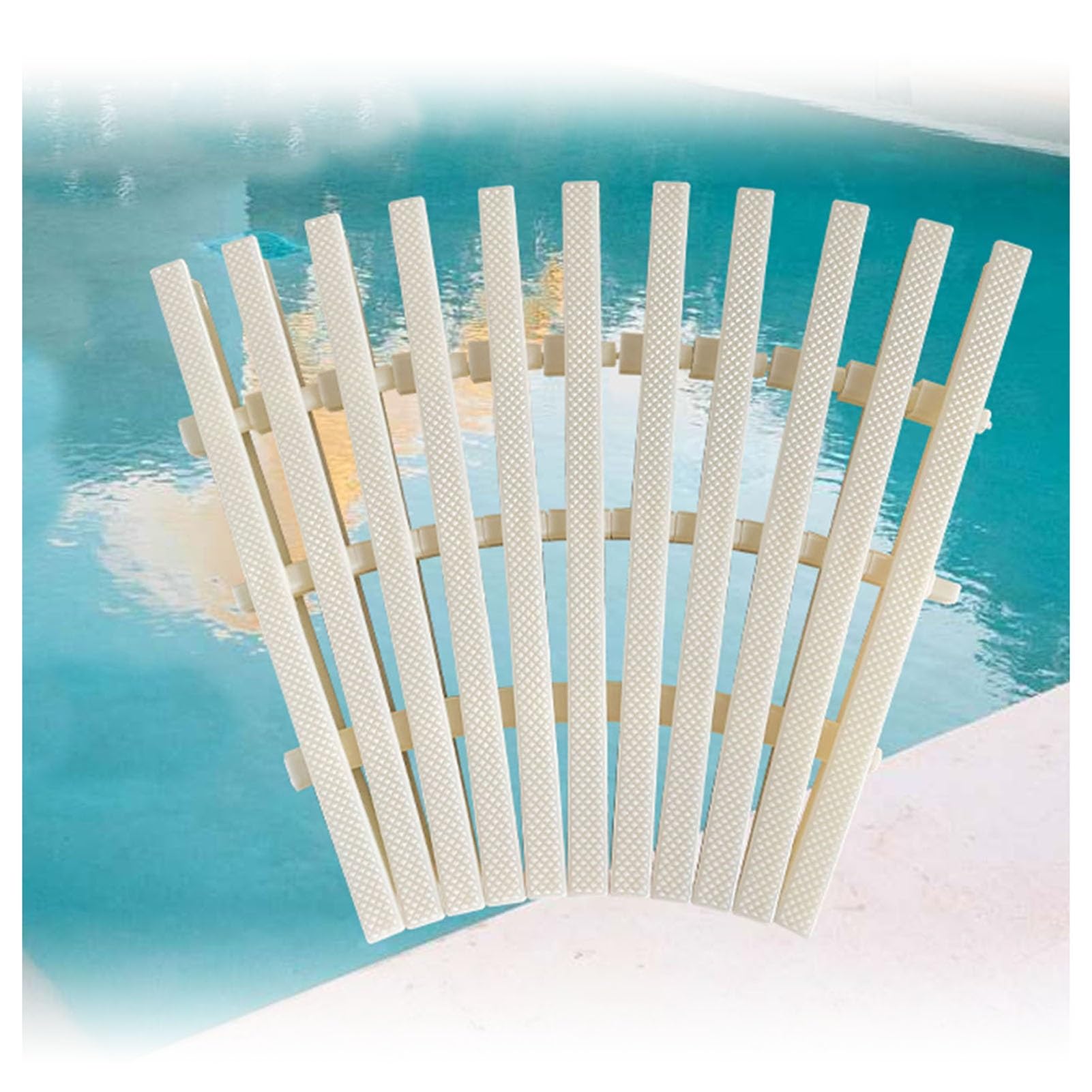 WQPMNYG Swimming Pool Drain Cover - Durable ABS Grating for Indoor/Outdoor Water Drainage, Overflow Protection Grate Strip for Pool Floors and Spa Areas