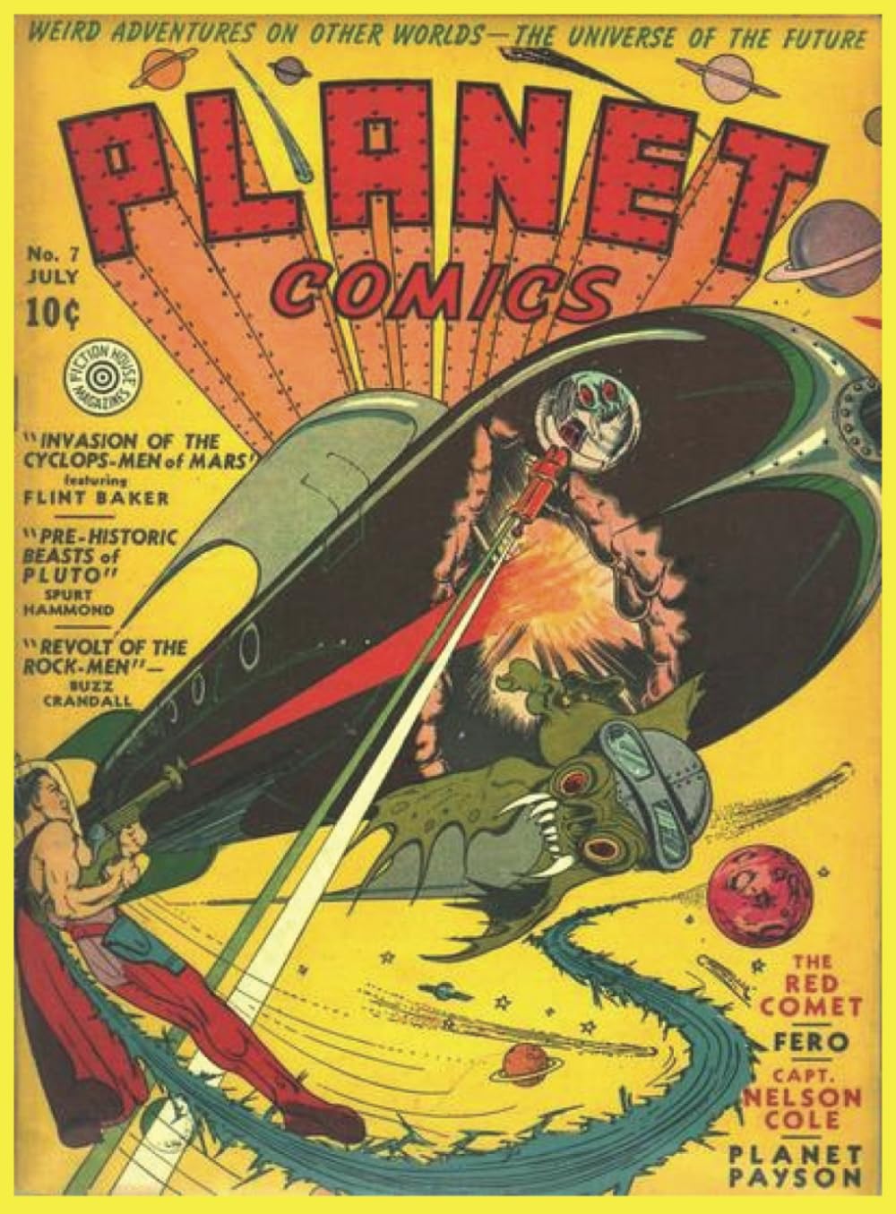 Planet Comics No7: Sci-Fi | Fiction House | July 1940