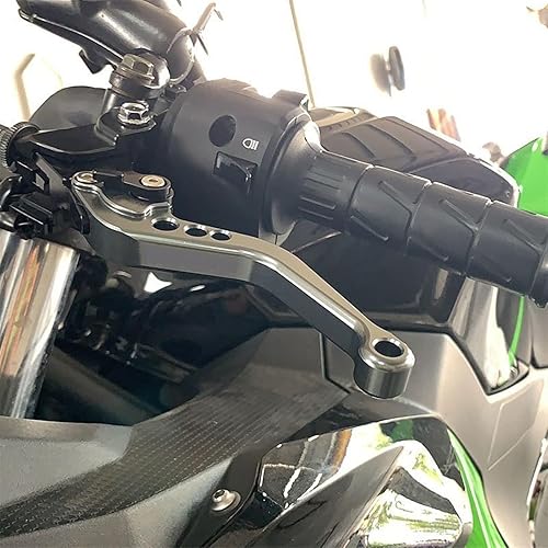 Miniatura 5 de Para Yamaha MT-07 FZ-07 FZ07 MT07 FZ 07 2014 2023 motocicleta ajustable plegable extensible embrague palancas de freno de embrague (color corto)