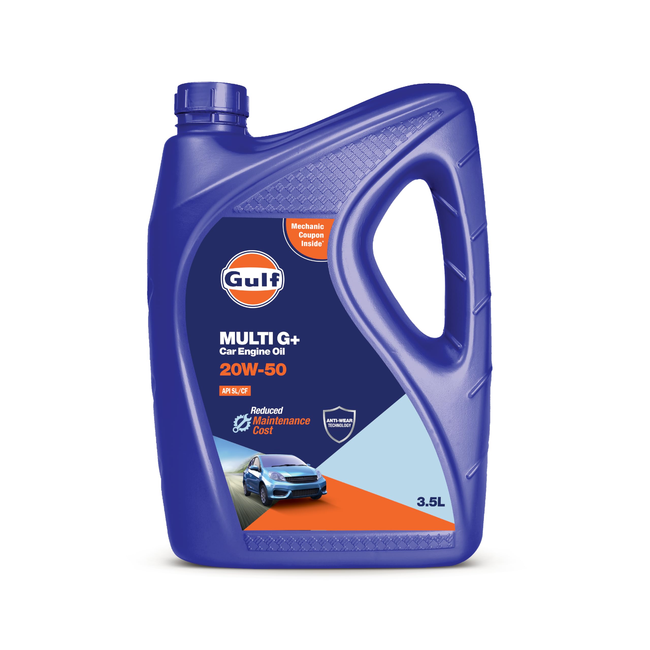 GULF Multi G+ SAE 20W-50 - Passenger car Engine Oil [3.5 L] - Pack of 1-image-48