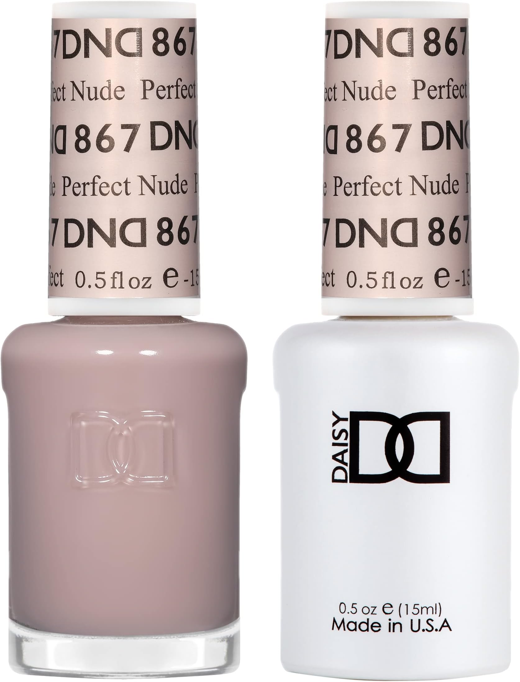 DND Gel Polish Set, Sheer Collection, UV/LED GelPolish and Air Dry Nail Lacquer, Matching Chip-Free Polish Duo, 0.5 Fl Oz Each