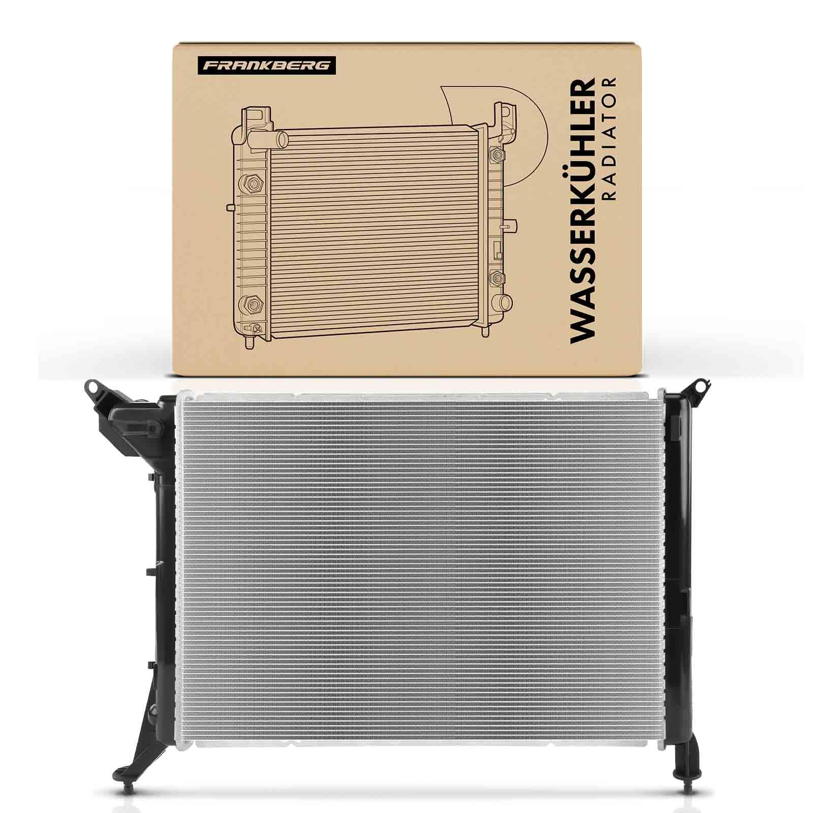 Frankberg Radiatore raffreddamento motore radiatore acqua cambio manuale | Compatibile con: M.i.n.i R50 R53, M.i.n.i decappottabile R52