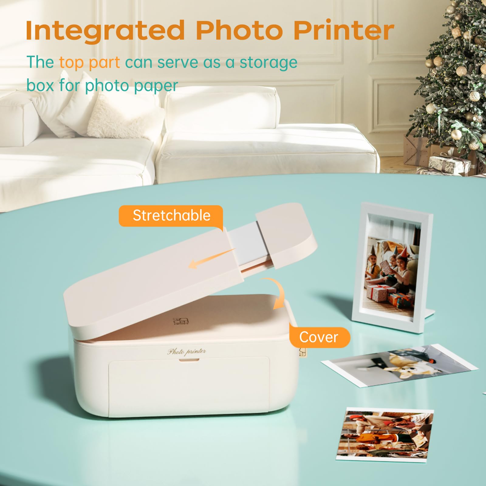 HPRT Stampante Fotografica Portatile 10x15 cm Carta Nastro Smartphone Regali