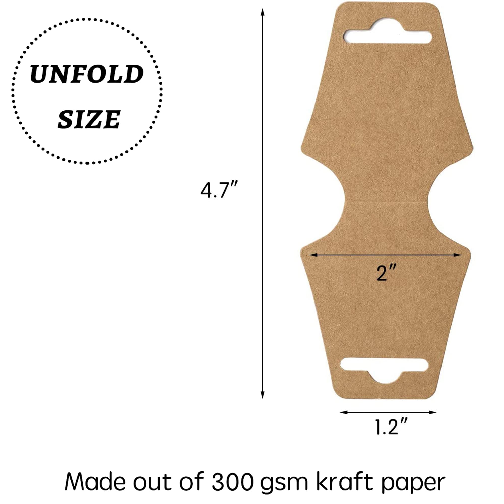 GICOHI 100 PACK Custom Your Image Necklace Display Cards,Jewelry Display Cards with Customized Text