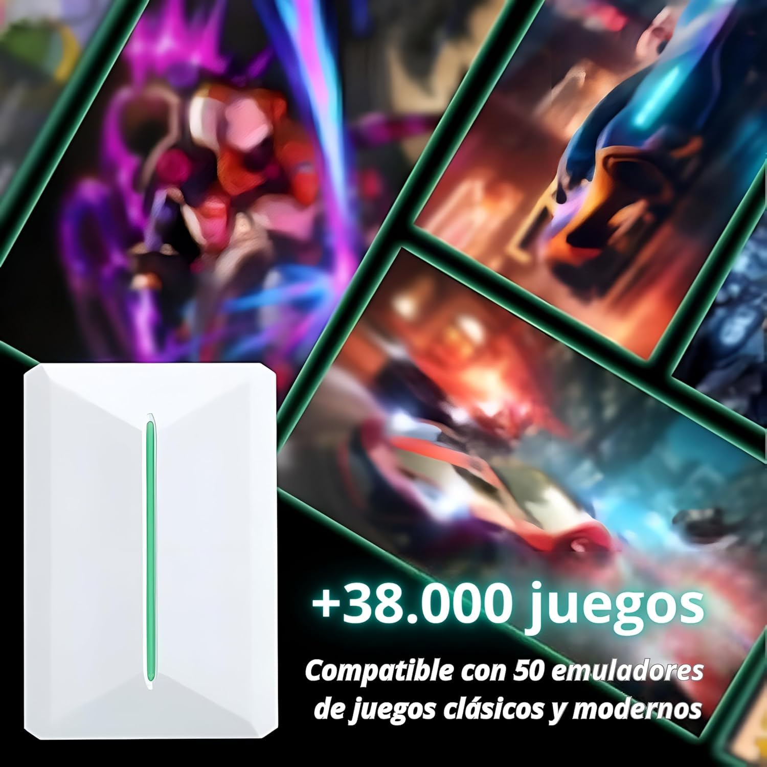 SVP Game - Disco Duro Retro 500 GB con +38.200 Juegos +42 Emuladores Retrobat y Playnite, Arcade Games hasta AAA, Disco Duro Externo para Windows 8.1, 10 y 11 - Hard Drive Gaming (500GB + Mando)