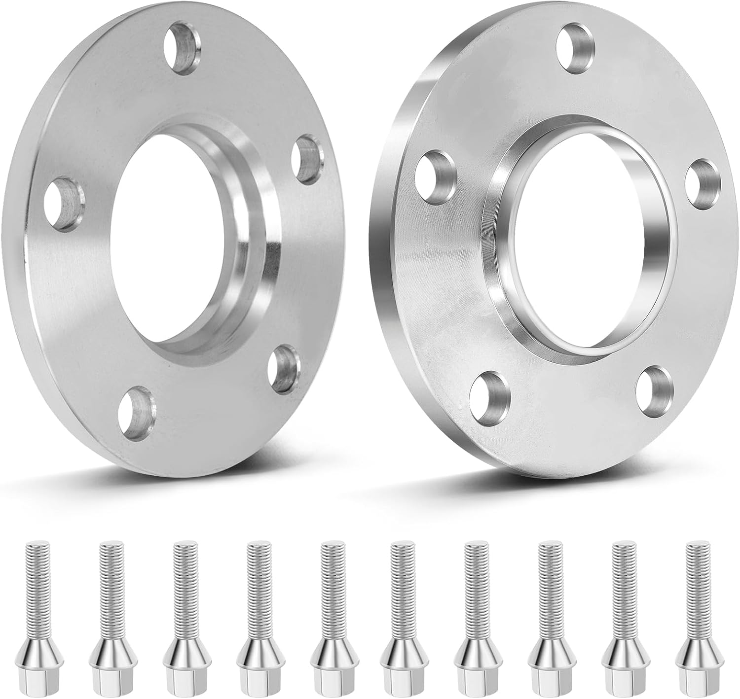 ECCPP 2X 5 Lug Hubcentric Wheel Spacers 10mm 5x120mm Fits for E82 E88 E36 E46 E90 Wheel Spacers E92 318i 135i 335d Wheel Spacers