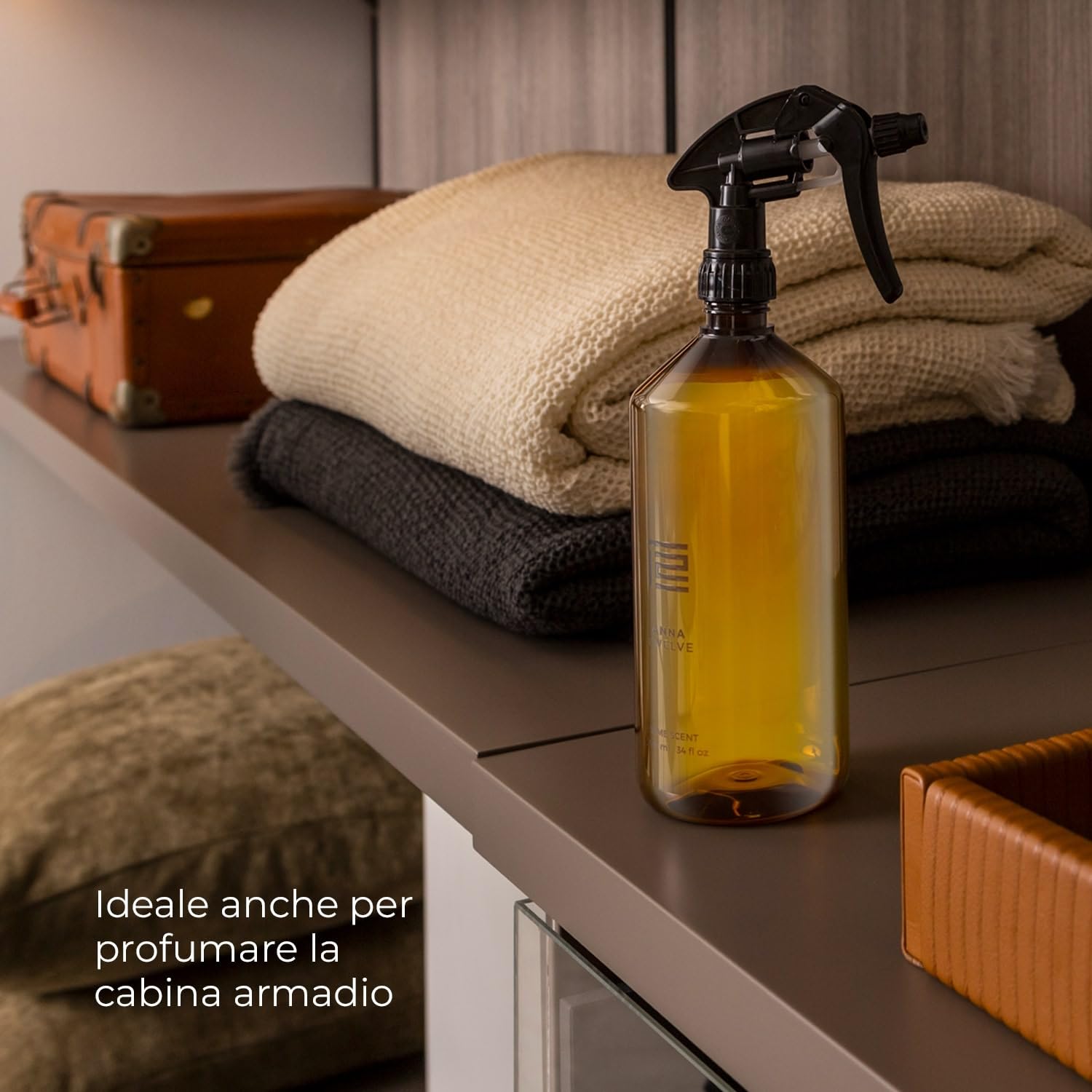 Anna Twelve DUNE, Profumo per Ambiente Spray, Fragranza Dune, Note di Oud, Geranio e Benzoino, Fragranza Legnosa, Speziata, Orientale – Trigger 500 ml