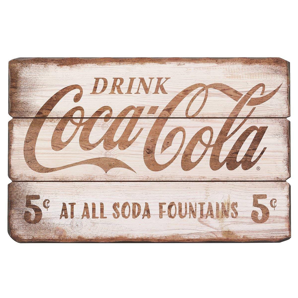 OpenRoad Coca-Cola Wood Wall Art