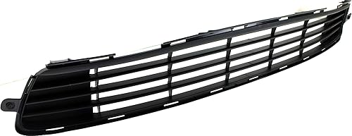 Miniatura 3 de Evan Fischer Rejilla de parachoques compatible con Toyota Corolla 2011-2013, frontal, negro texturizado, BaseCESXRS