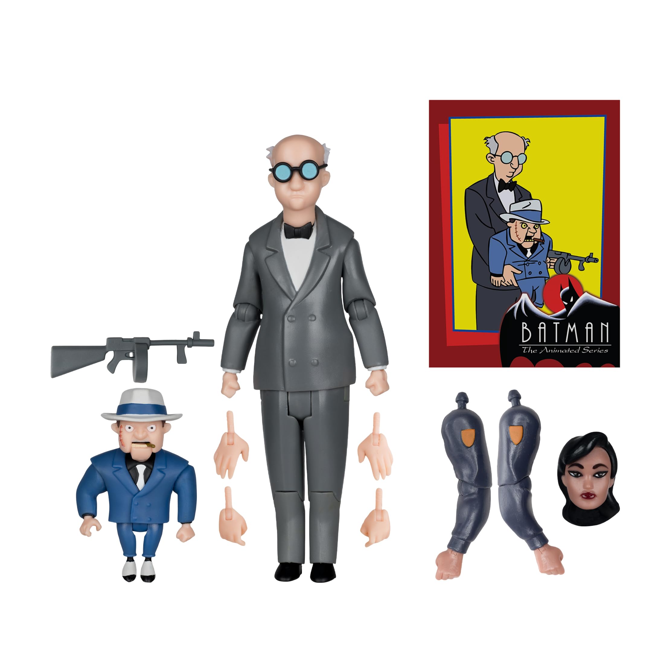 Batman: The Animated Series DC Direct Build-A figurka Ventriloquist and Scarface 15 cm