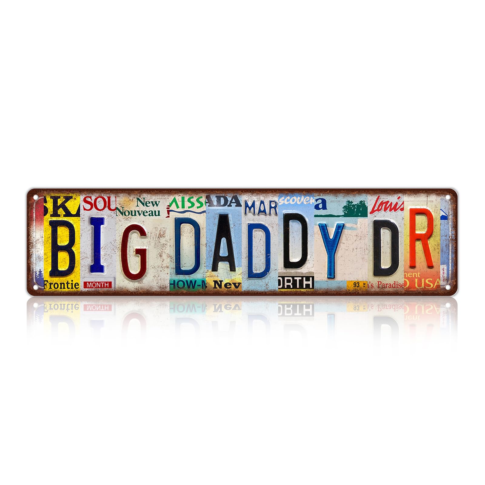 Vintage Big Daddy Dr Wall Decor Street Signs Metal Tin Signs 4x16 Inch