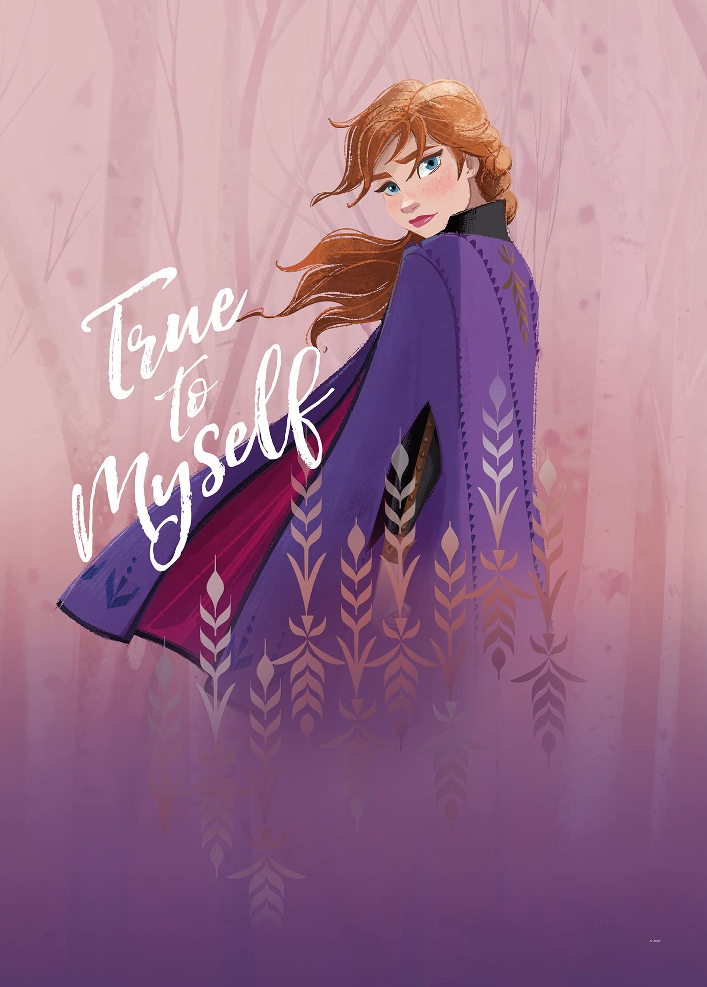 Komar Frozen Anna True to Myself - Size: 50 x 70 cm Wall Picture Poster Art Print (without frame) Disney