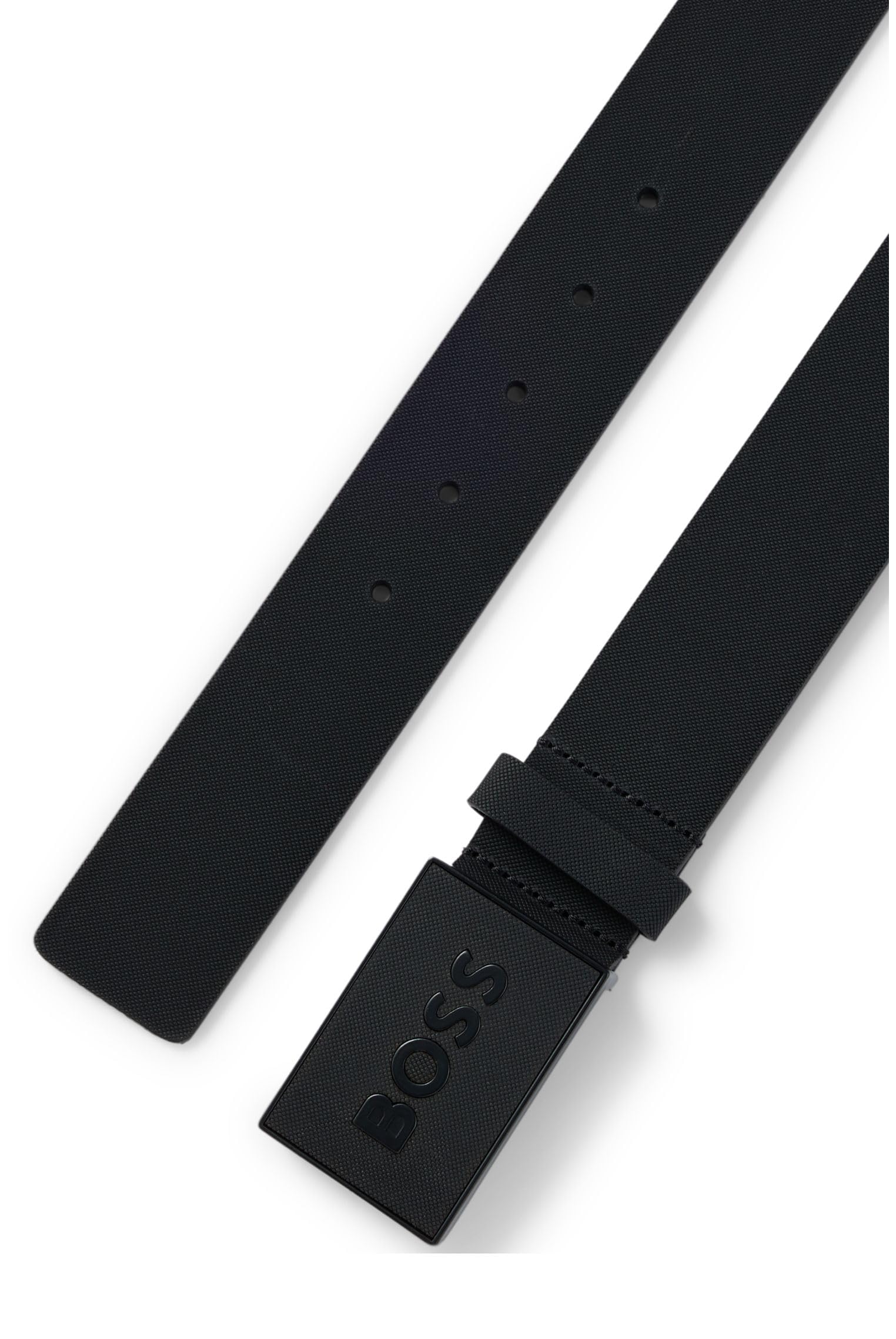 BOSS Pasek unisex, czarny1, 110