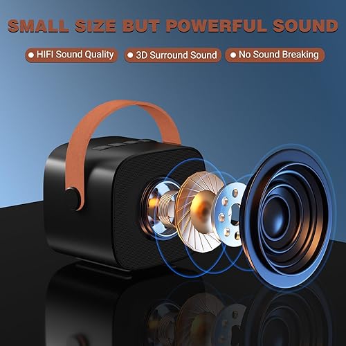 Miniatura 2 de Mini máquina de karaoke para niños, regalos de cumpleaños de Navidad 2025 para 4, 5, 6, 7, 8, 9, 10, 12 años o más, para niñas, niños y nietos,