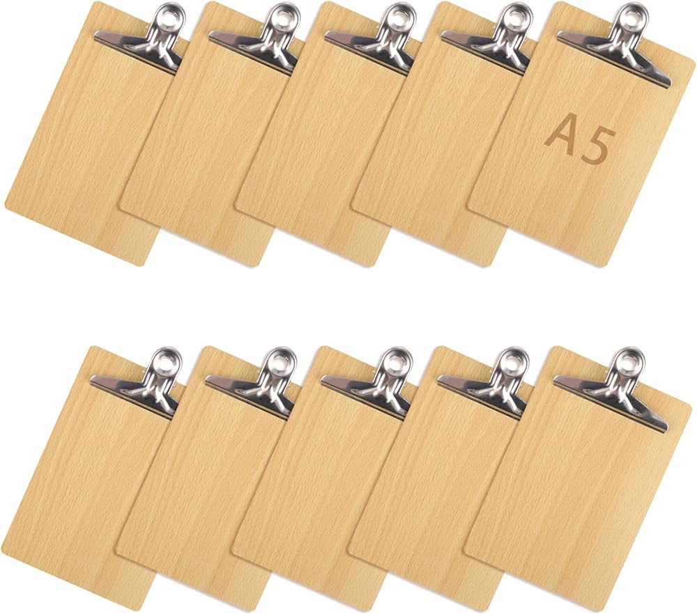 Amazon | やぬき クリップボード 10枚セット バインダー 伝票ホルダー