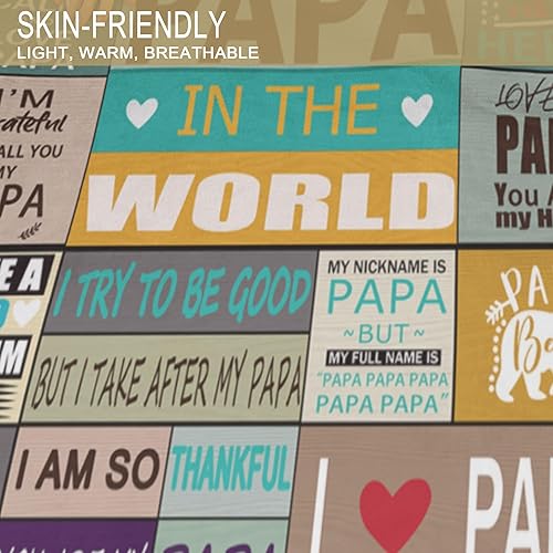 Miniatura 2 de Regalos de papá para papá, abuelo, regalos para papá de nietos, manta de papá oso, regalo de cumpleaños para papá, regalos para el abuelo de parte