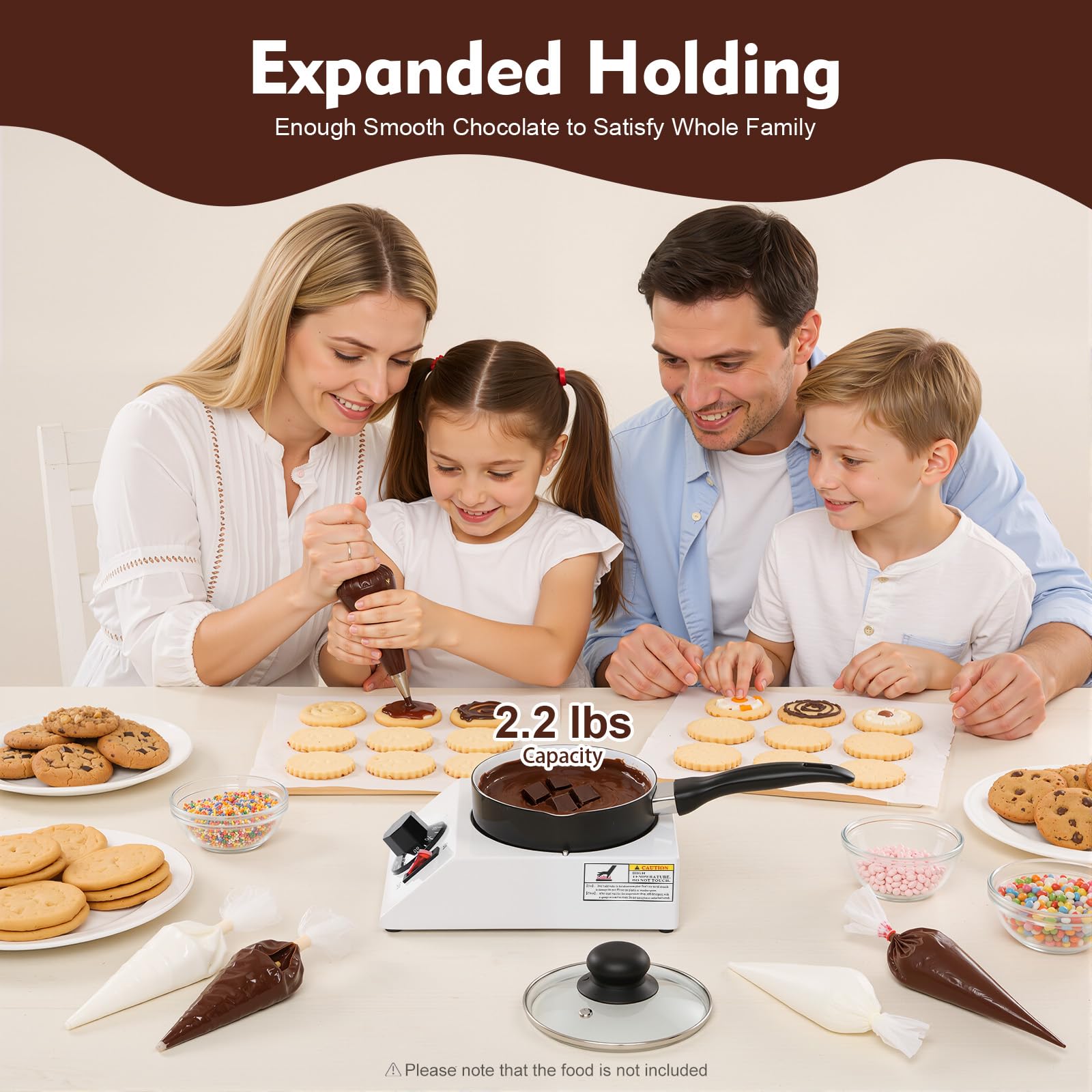 Fondeur à chocolat électrique 40 W pour chocolat, bonbons, chocolat, outil de cuisine