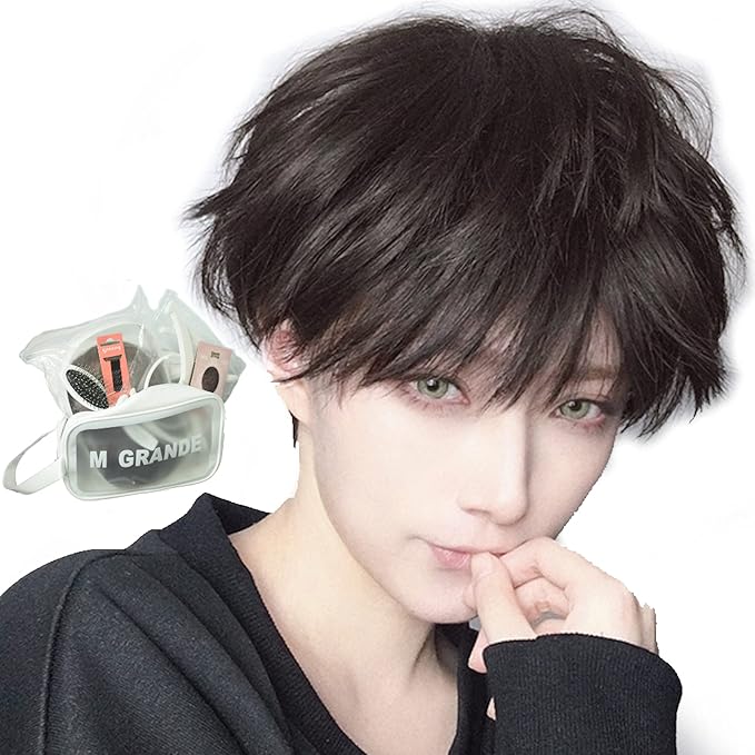 Amazon エムグランデ ウィッグ 現役トップスタイリスト監修 6点セット かっこいい クール メンズ かつら Wig ショート イケメン Hair 自然 小顔効果 F クールブラウンst フルウィッグ 通販 Amazon エムグランデ ウィッグ 現役トップスタイリスト監修 6点セット かっこいい クール メンズ かつら Wig ショート イケメン Hair 自然 小顔効果 F クールブラウンst フルウィッグ 通販