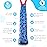 Get A Grip - Custom Tennis Racket Grip Tape - Anti-Slip/Quick-Drying Tennis Overgrips - Precut Badminton Racket Grip with Finishing Tape (Change Your Spots, 1 Grip)