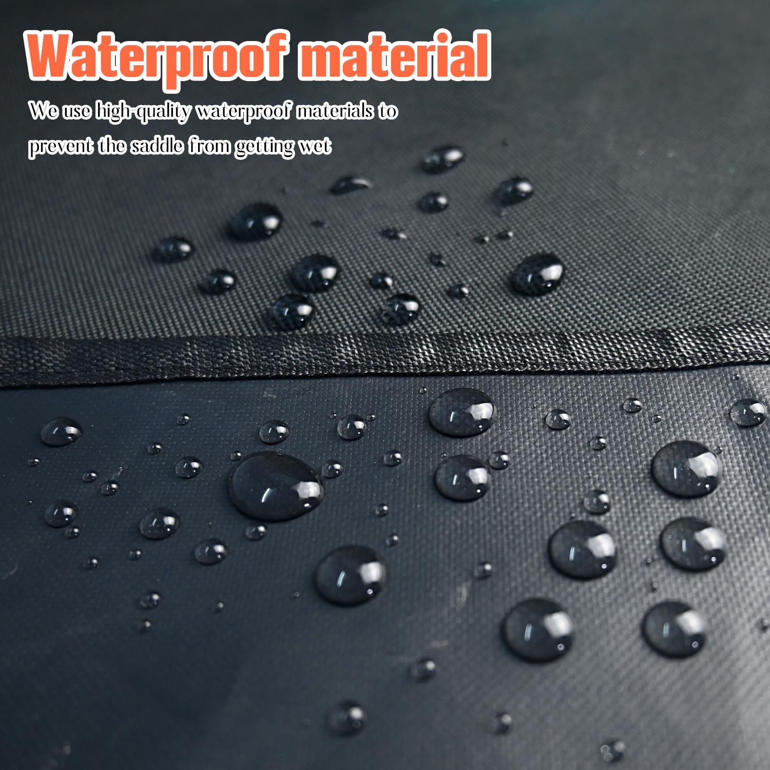Housse de selle Western imperméable, housse de protection Studry avec 6 sangles élastiques pour un ajustement sûr à chaque coin et garde-boue, taille unique qui convient à la plupart des selles