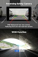 AZDOME Autós Kamera Elöl Hátul 4K 1080P WiFi GPS 170° Széles Látószög Éjjellátó WDR Parkolás Figyelő Menetrögzítő Kamera 6