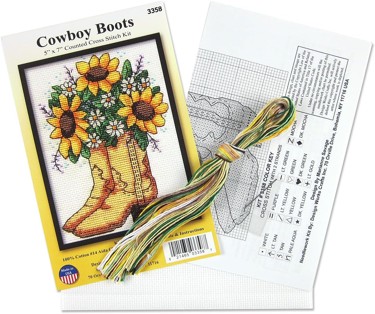 Design Works Crafts CntXKit Cowboy Boots