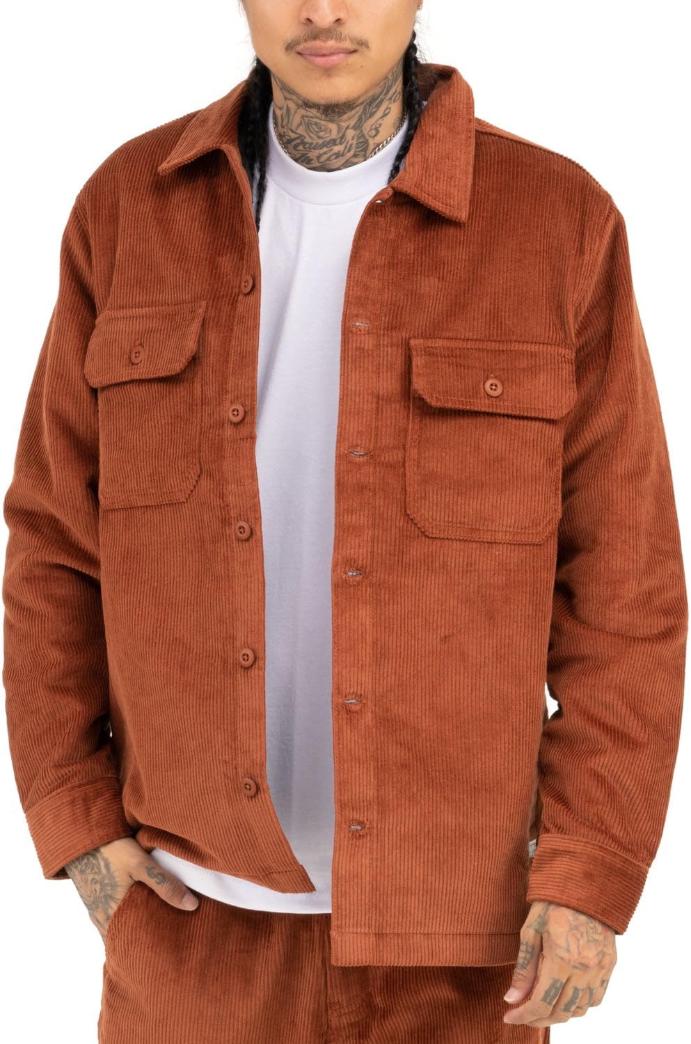 Pro Club Men's Heavyweight Corduroy Chore Jacket