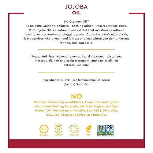 Miniatura 5 de 100% aceite de Jojoba Desert Essence, 2 unidades