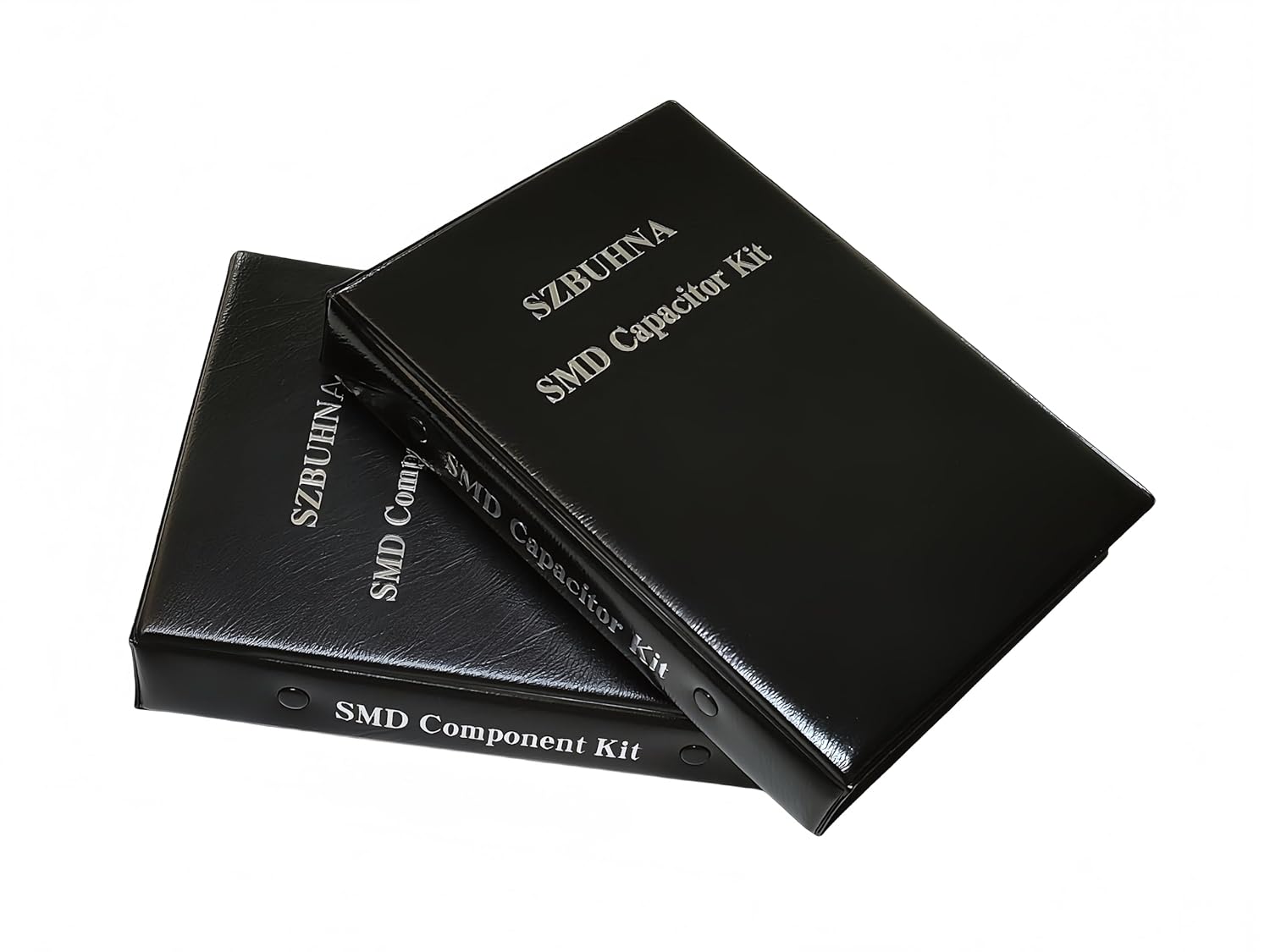 0402+0603+0805+1206 SMD Capacitor Assortment Kit with Resistor Diodes Transistor MOSFET Inductor Total 516 Sets of Surface Mount Components in 2 Sample Books for Electronics Prototyping & Repairs