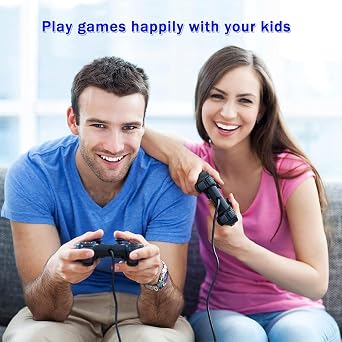 RtwrsudPS2 有線コントローラー 1個パック ダブルショック ゲームパッド Playstation 2コンソール対応 P2 有線透明ゲームパッド PS2 コンソール デュアル ショック デュアル モーター透明色色します ホワイト,1