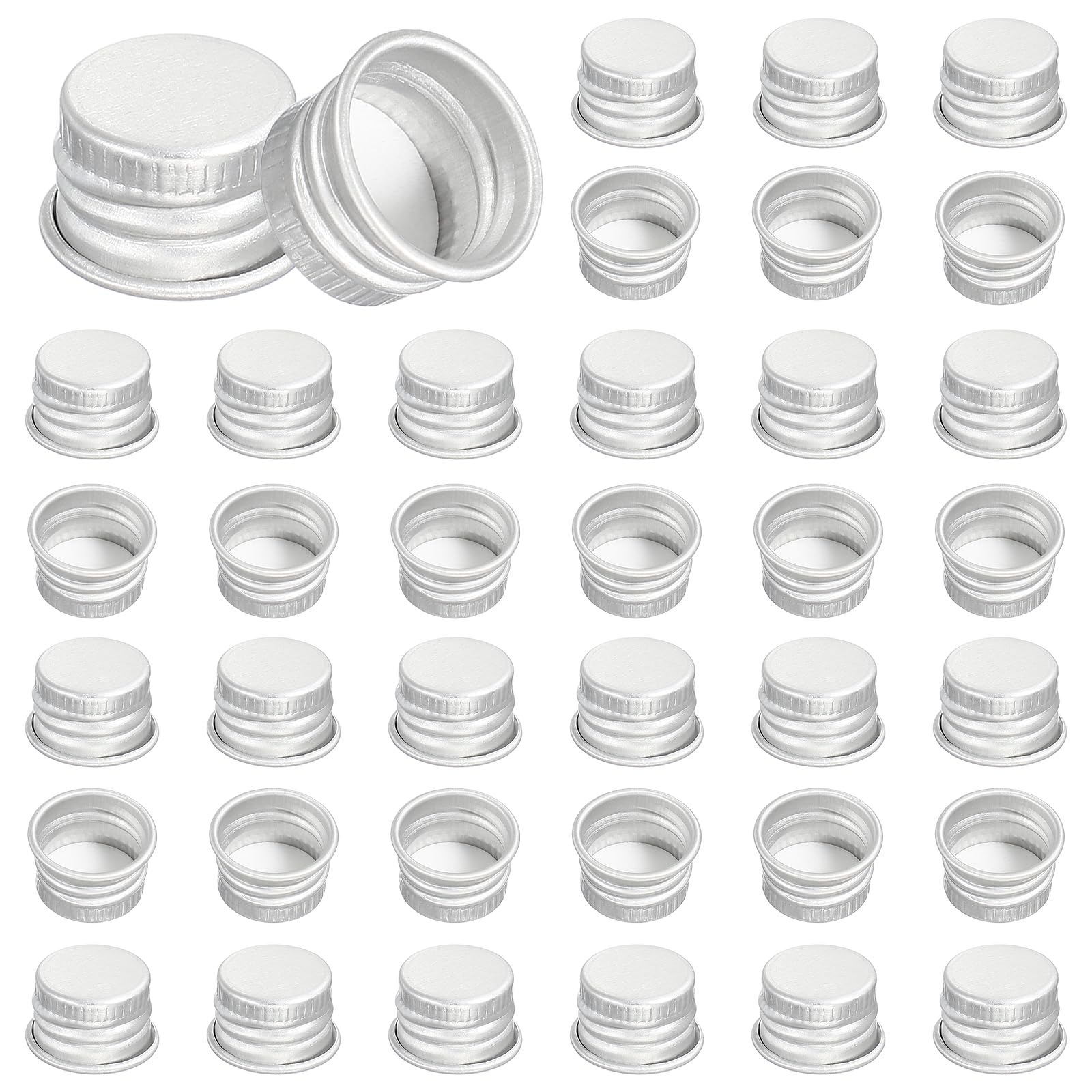 PATIKIL 31mm Aluminum Metal Round Mason Jar Screw Lids 54 Pcs Silver Tone — Amazon image 29