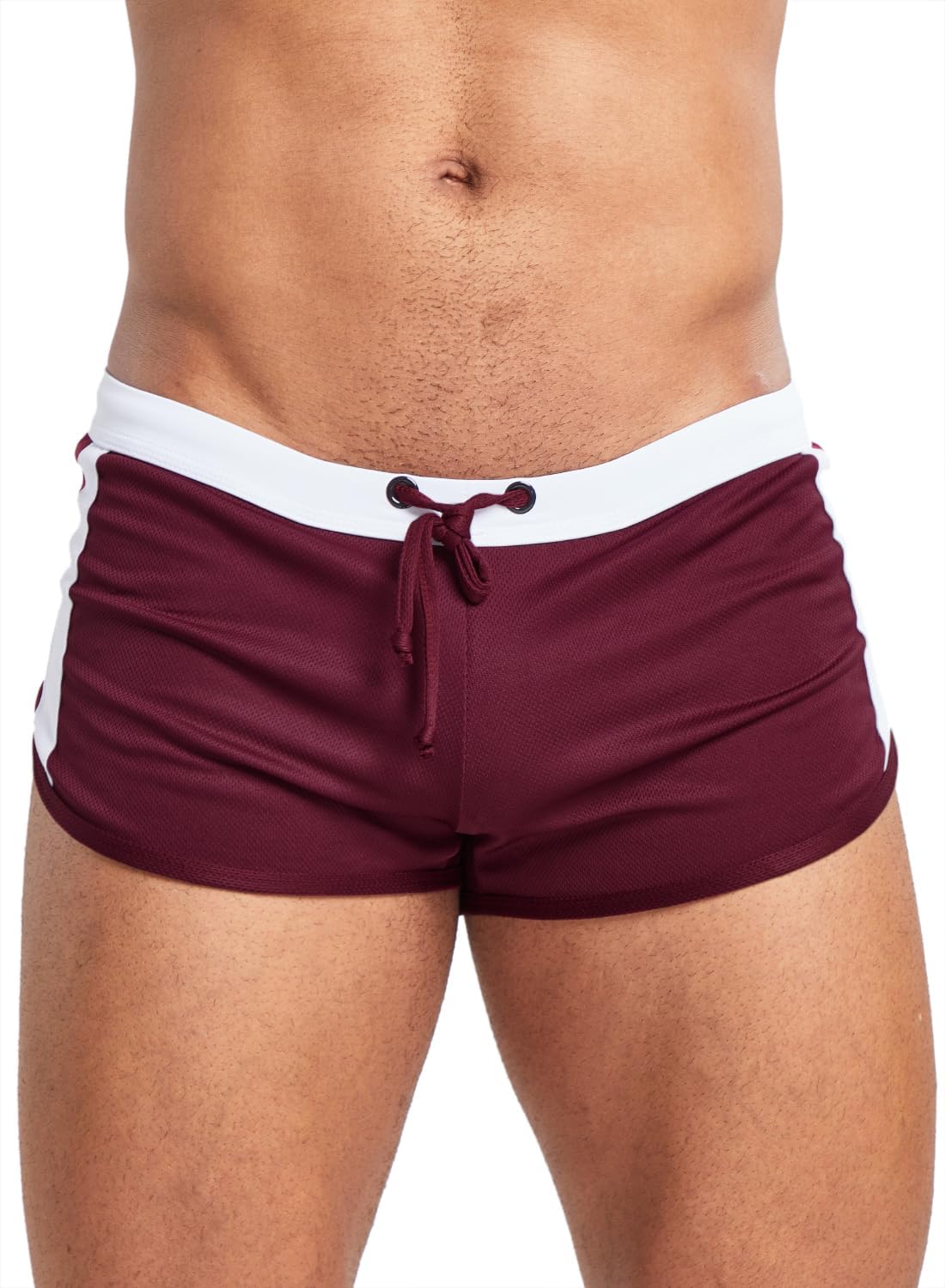 MIZOK Mens 3" Colorblock Workout Running Shorts Bodybuilding Gym Quick Dry Athletic Shorts