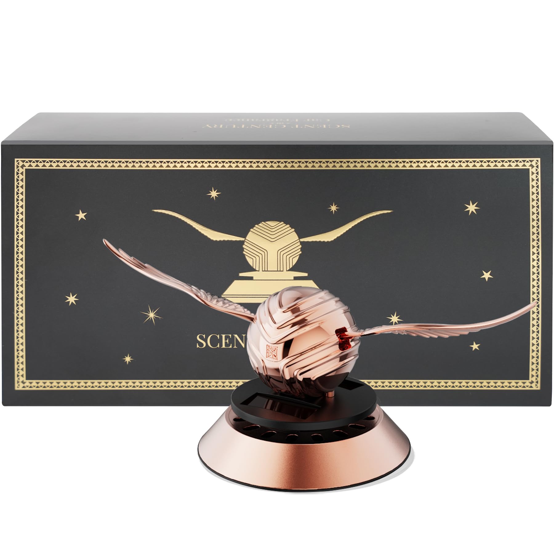 MAJESTY`S SECRET PHEROMAX - Difusor de ambientador solar para automóvil, eliminador de olores para dispositivo de aroma, aroma de larga duración para automóvil, accesorios automotrices, difusor de