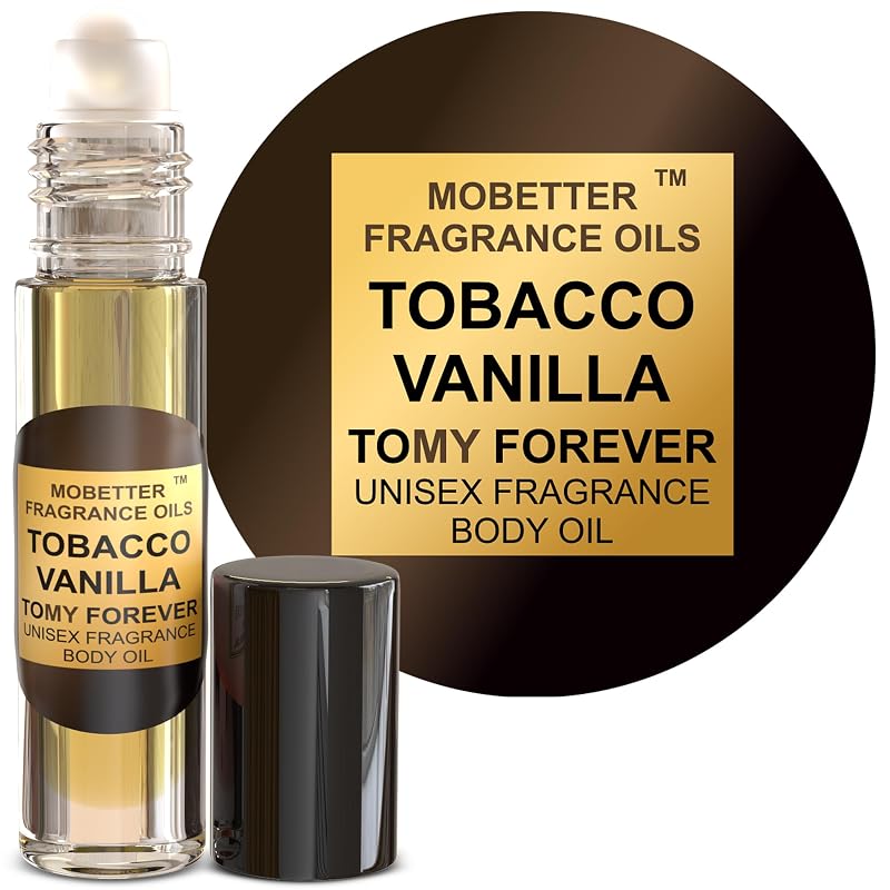 MOBETTER FRAGRANCE OILS Óleo corporal perfumado Tobacco Vanilla para uso unissex, frasco roll-on