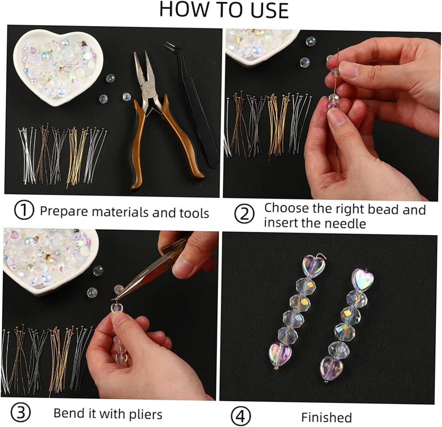 1 Box Stainless Steel Ball Head Pins for DIY Jewelry Making Sturdy Round Headpins for Bracelets Earrings Necklaces Pendants Craft Accessories for Beading and Handmade Projects