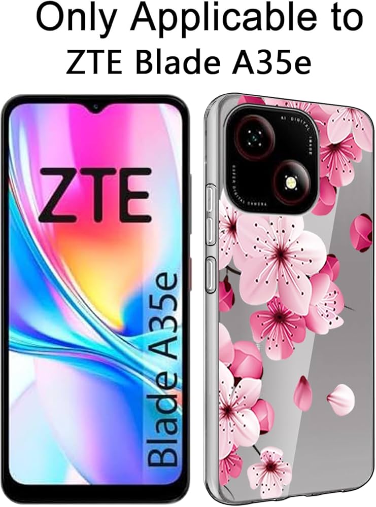 Kit Completo Cover E Vetro Temperato Per ZTE Blade A35E - Custodia Antiurto In TPU + Pellicola Protettiva - Protezione Totale - 4