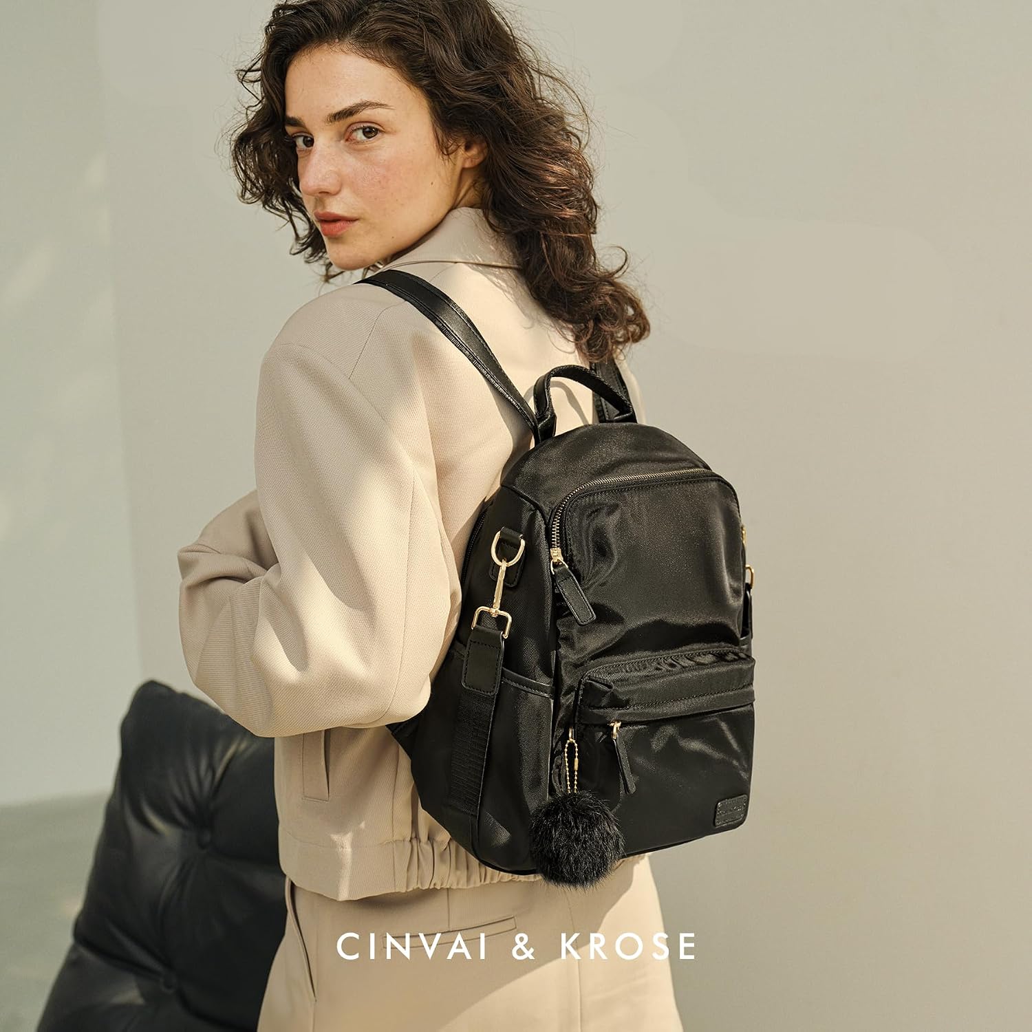 Laptop Backpacks for Women, Large Work Travel Laptop Purses image 2