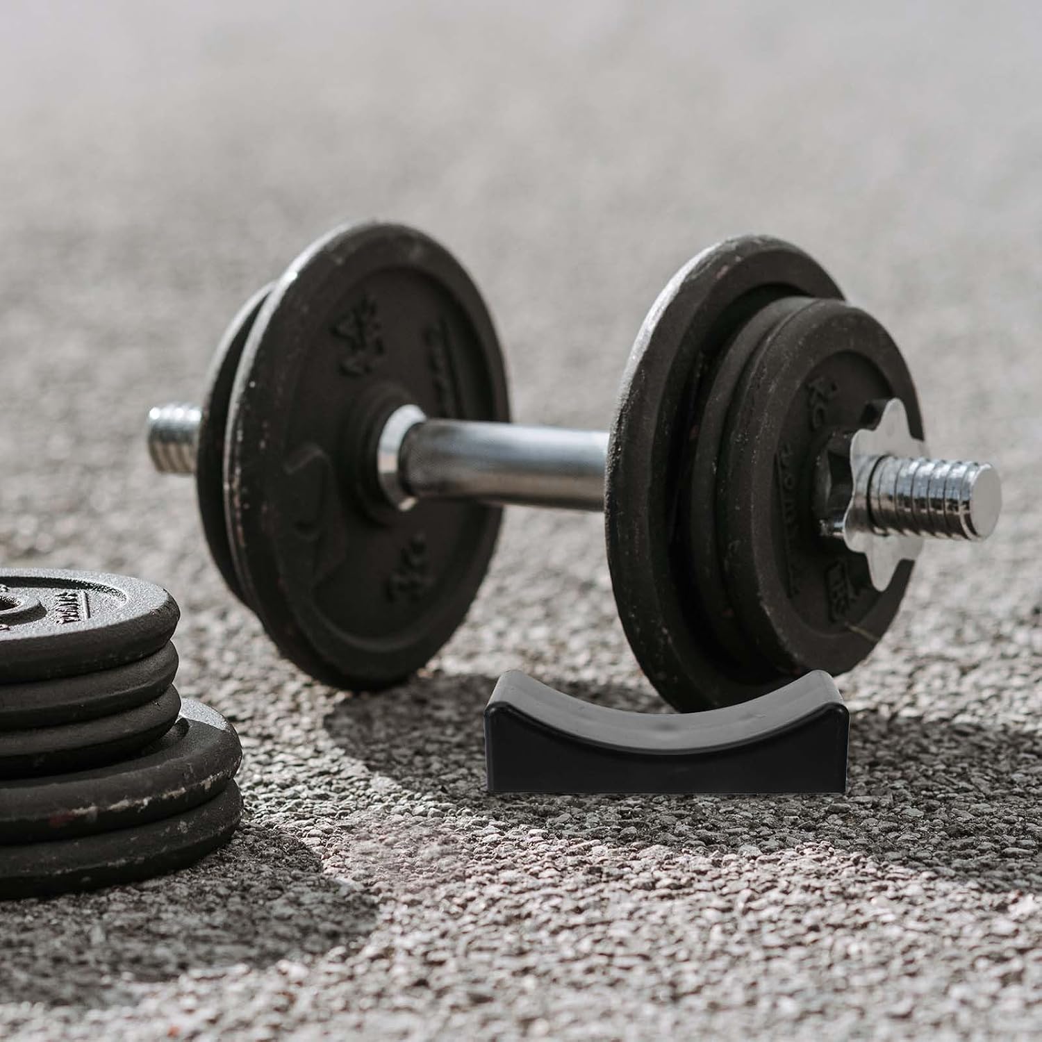 4pcs Dumbbell Holders Weight Stand Dumbbell Storage Rack with 140x50mm Sturdy Metal Bracket for Home Gym Strength Training Equipment