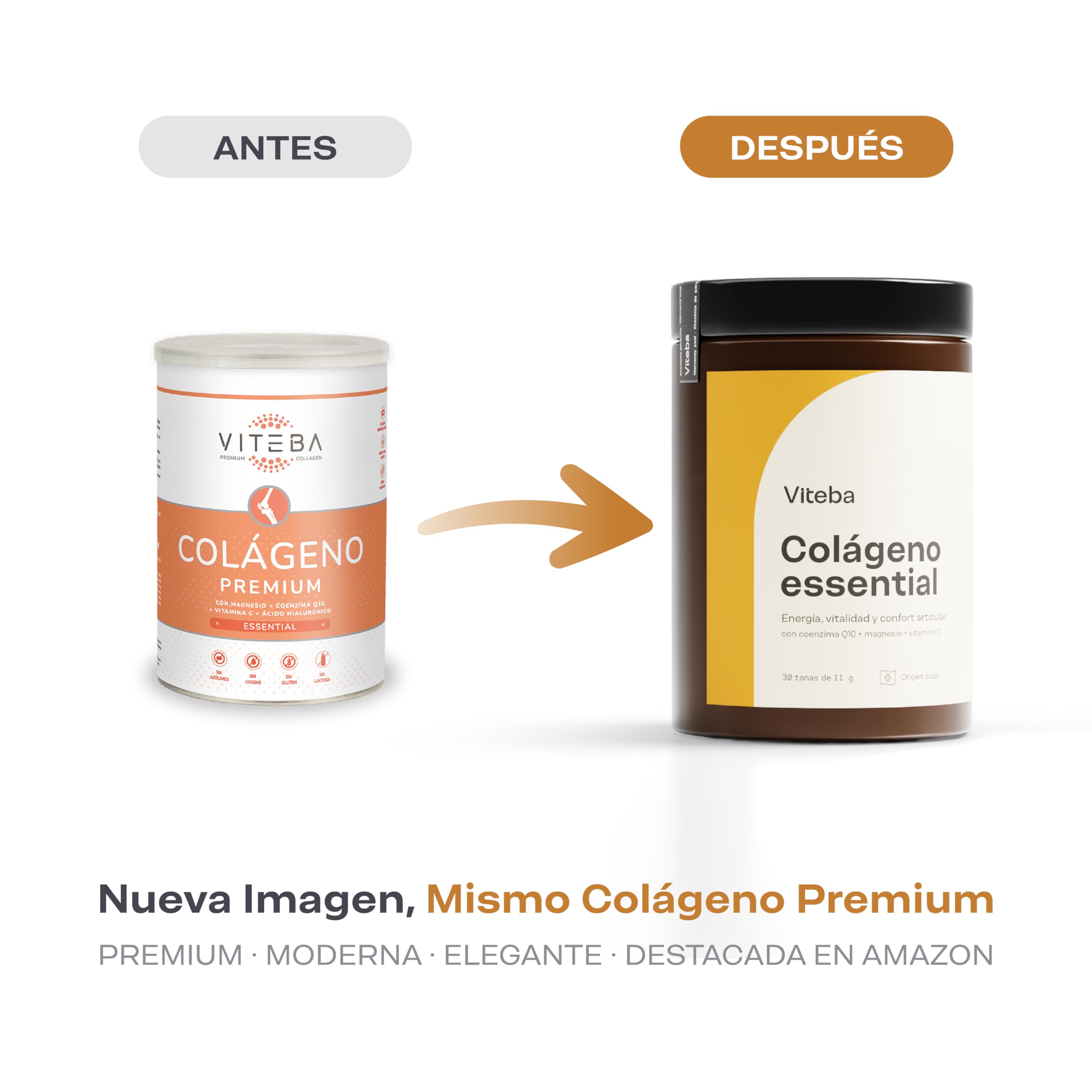 Colágeno Essential Hidrolizado - Coenzima Q10, Vit C y Magnesio 330g | Con Ácido Hialurónico, para articulaciones y músculos. El Magnesio contribuye a los músculos y la Vitamina C al colágeno