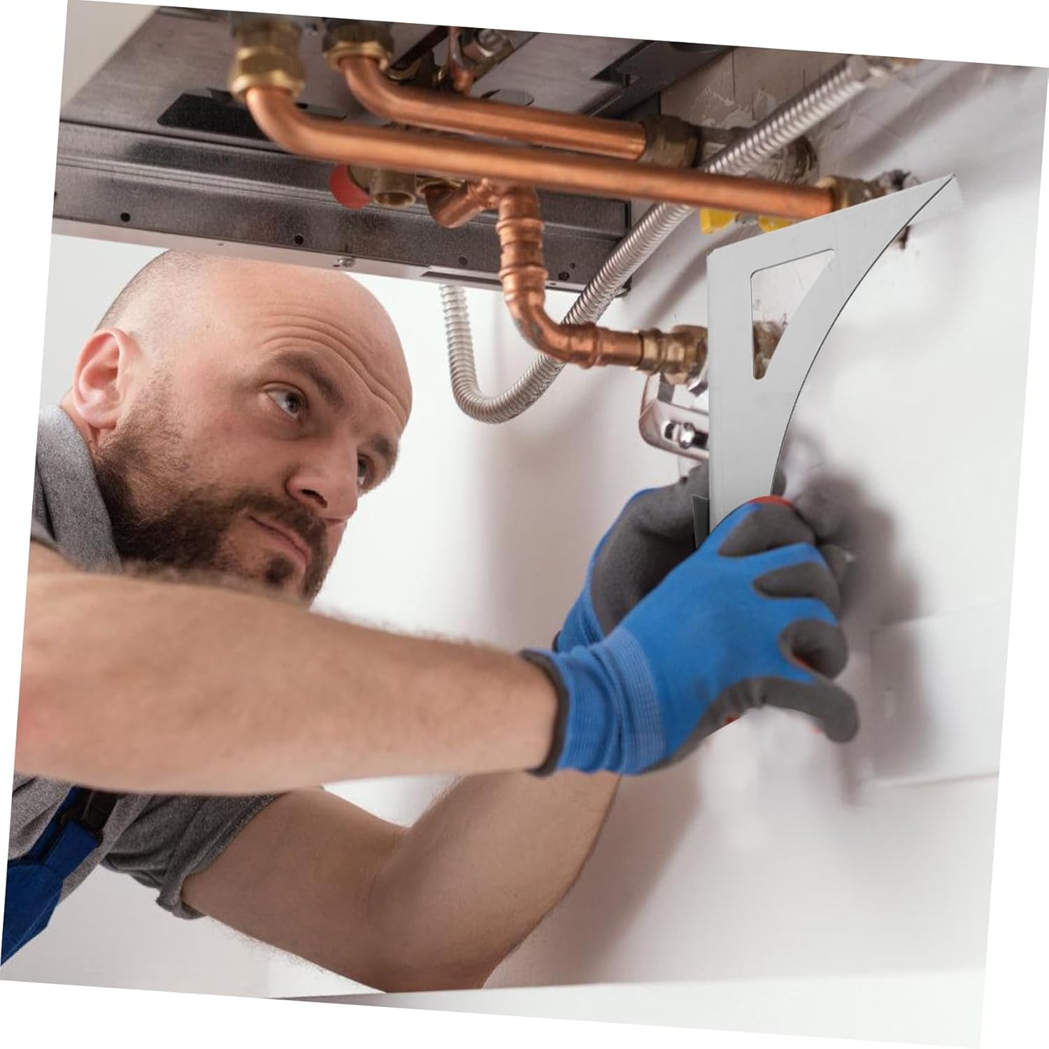 1pair Water Heater Bracket Support Wall Mount Stand for Electric Water Heaters Compact Design for Easy Installation Spaces Fit for Various Wall Types