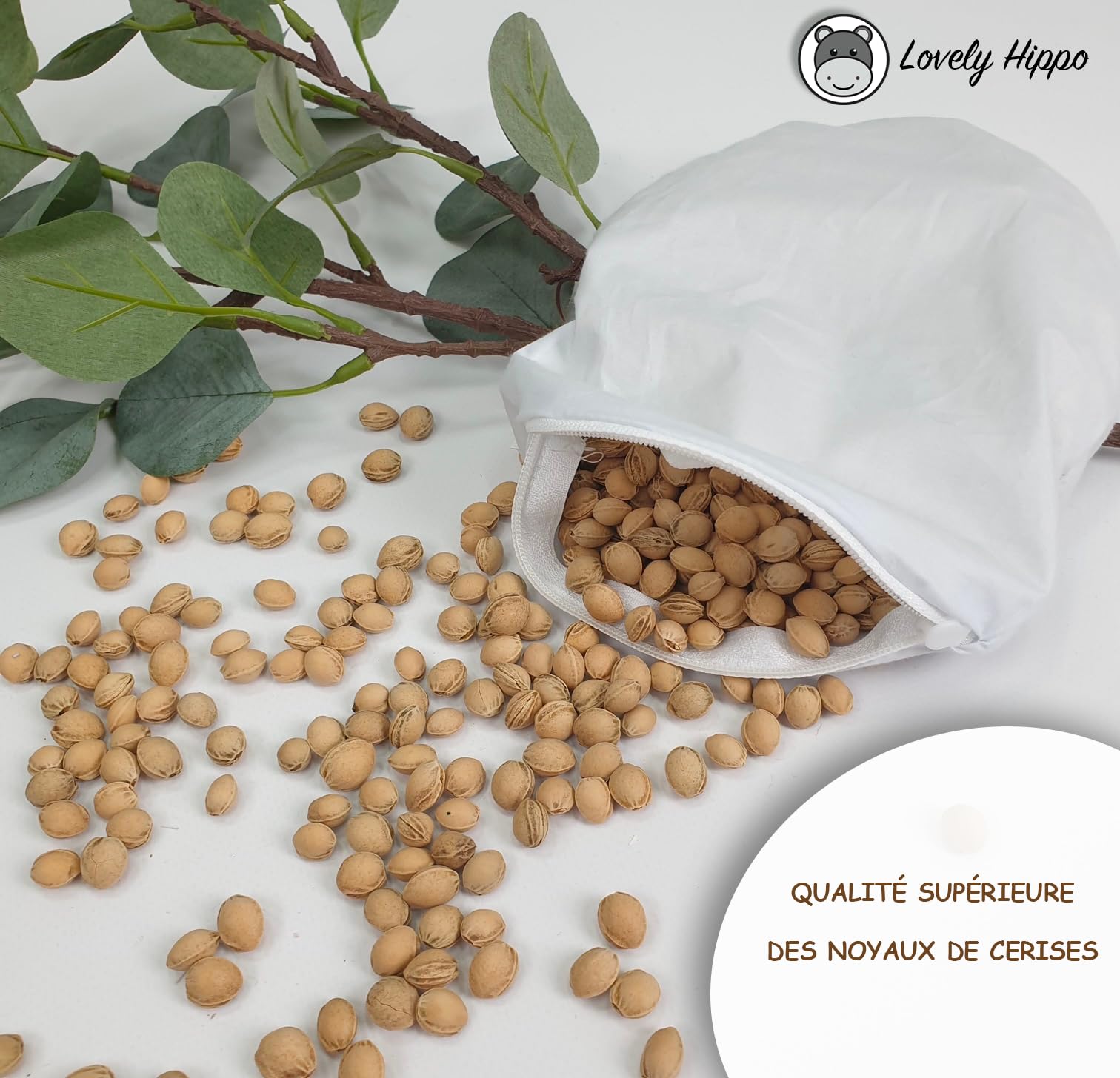 Cinturón anticólicos para niños con núcleo de cereza para microondas, bolsa caliente con forma de corazón, anticólicos