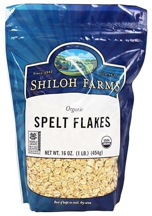 Shiloh Farms Organic Spelt Flakes, 16 oz 454 g
