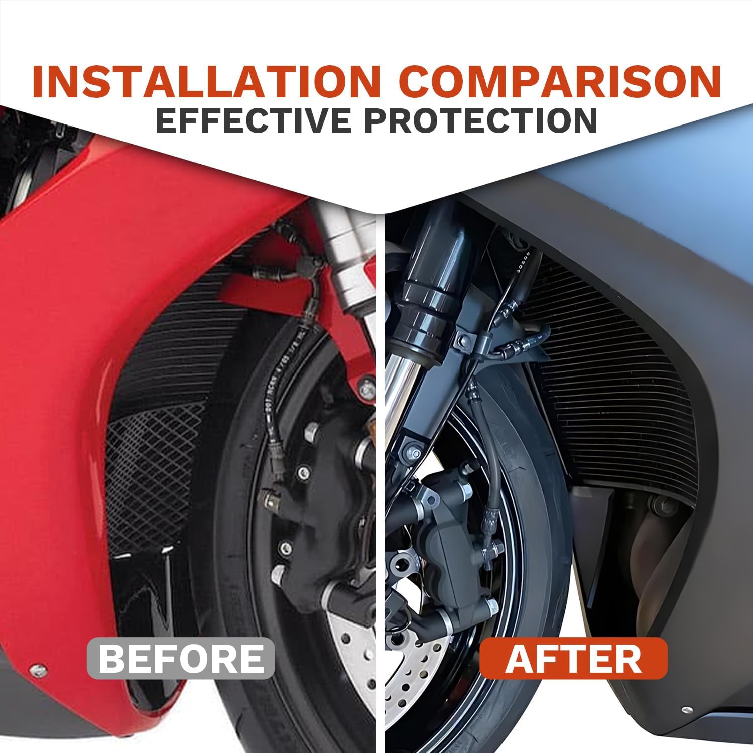 Aluminum Cooling Radiator Replacement for Kawasaki ZX4R ZX4RR ZX-4RR 2023 2024 2025 ZX-25R SE 2020 2021 2022 2023 2024 2025 Engine Radiator Cooler (black)