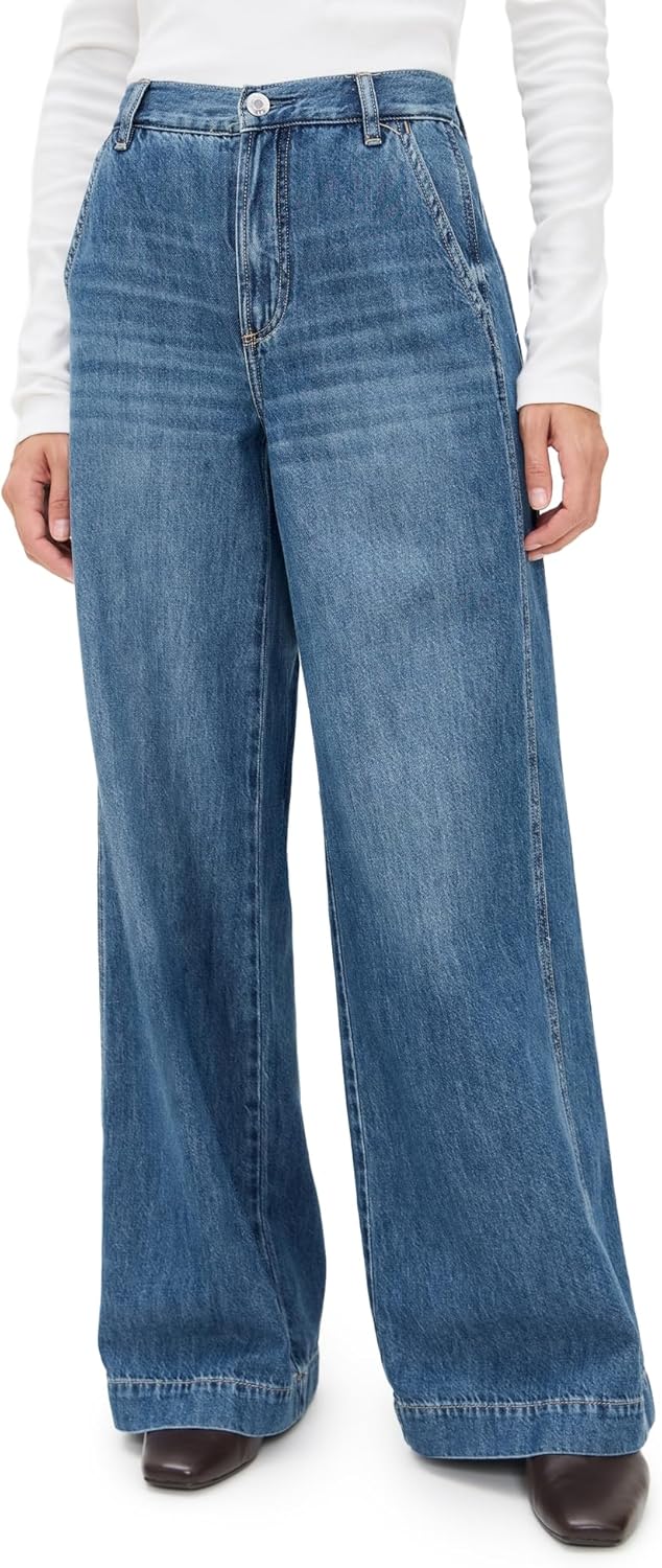 Pistola Women's Jadyn Low Slung Palazzo Jeans
