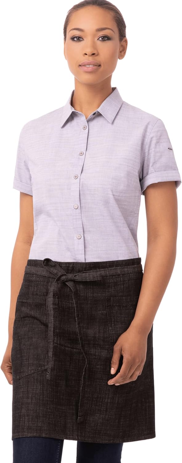 Chef Works Unisex Corvallis Half Bistro Apron