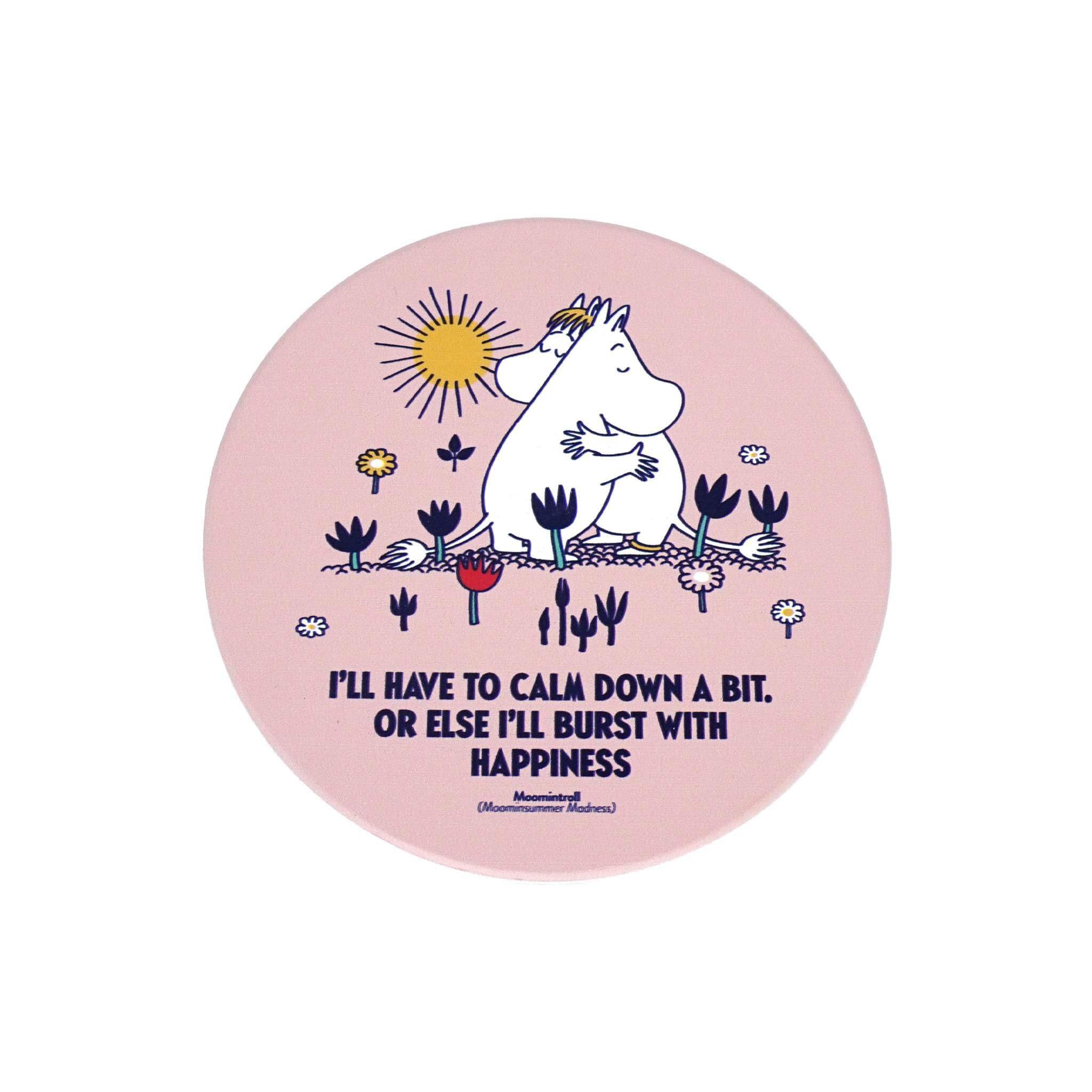 Moomin Hug Ceramic Single Coffee Mug Coaster Hug