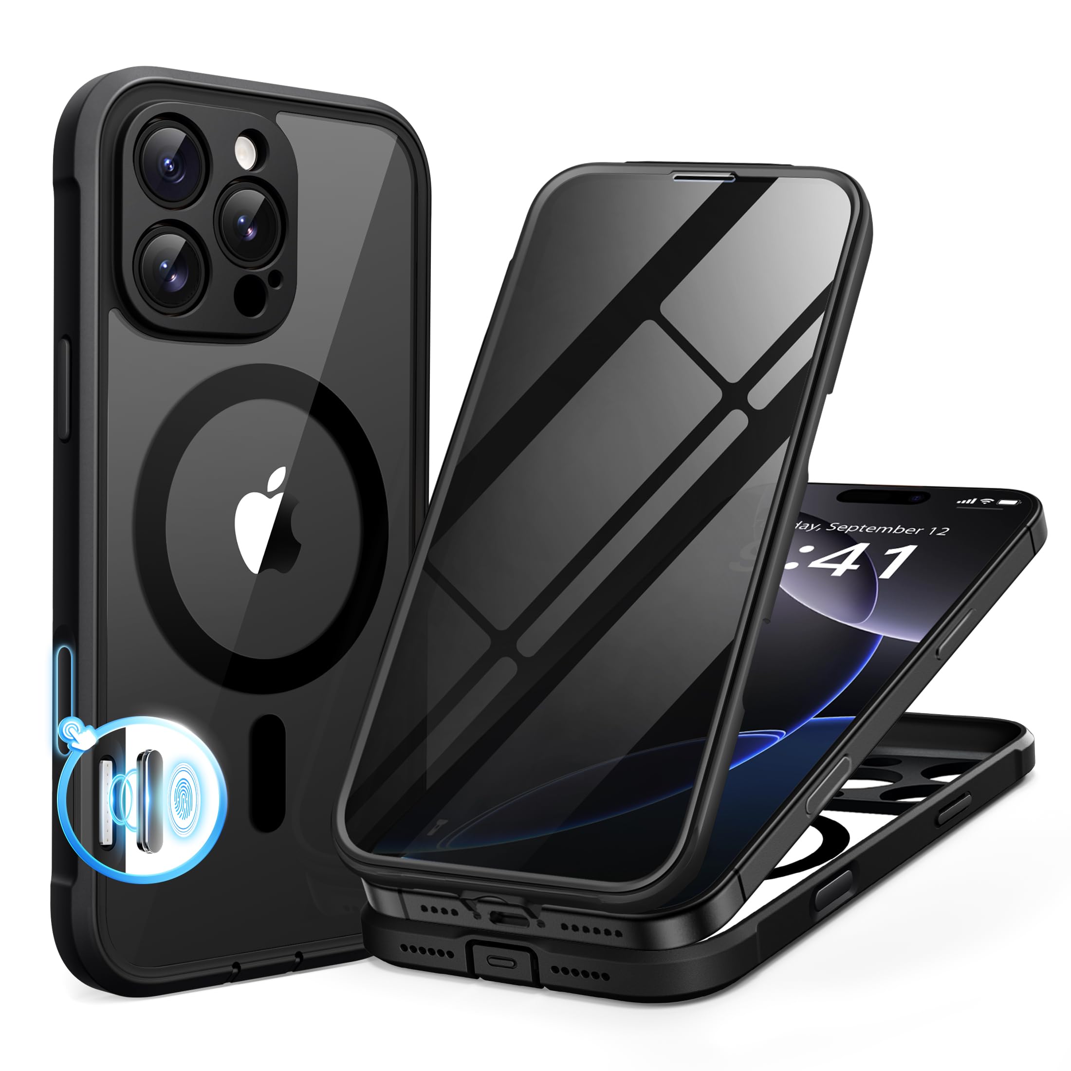 Amazon.com: BERFY for iPhone 16 Pro Max Case, Compatible with