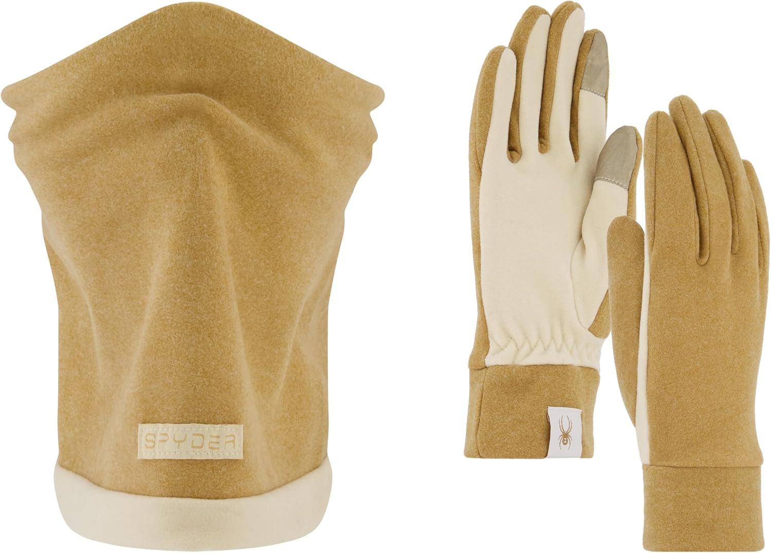 Spyder Women's Two Piece Set - Reversible Neck Gaitor and Gloves
